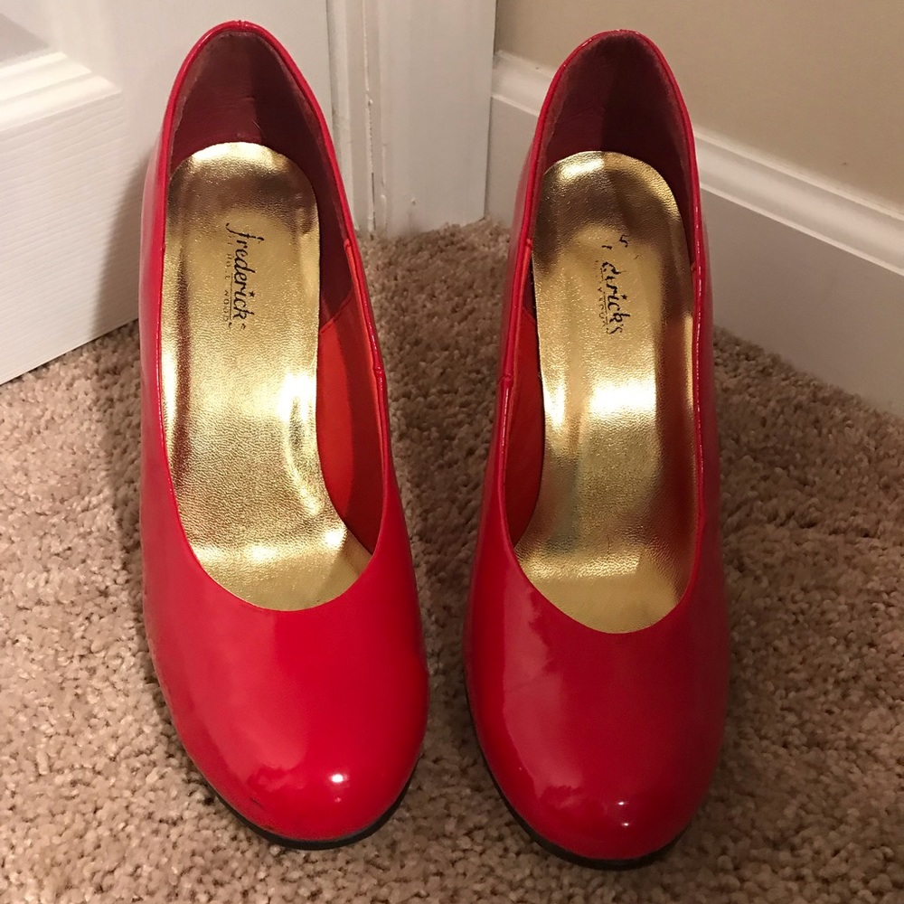 Cherry red heels